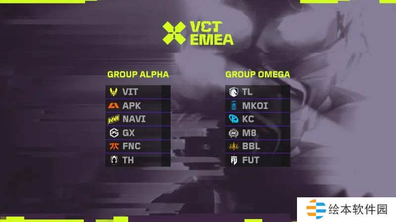 VCT EMEA第一赛段分组：VIT、TH、FNC同组；TL、FUT同组