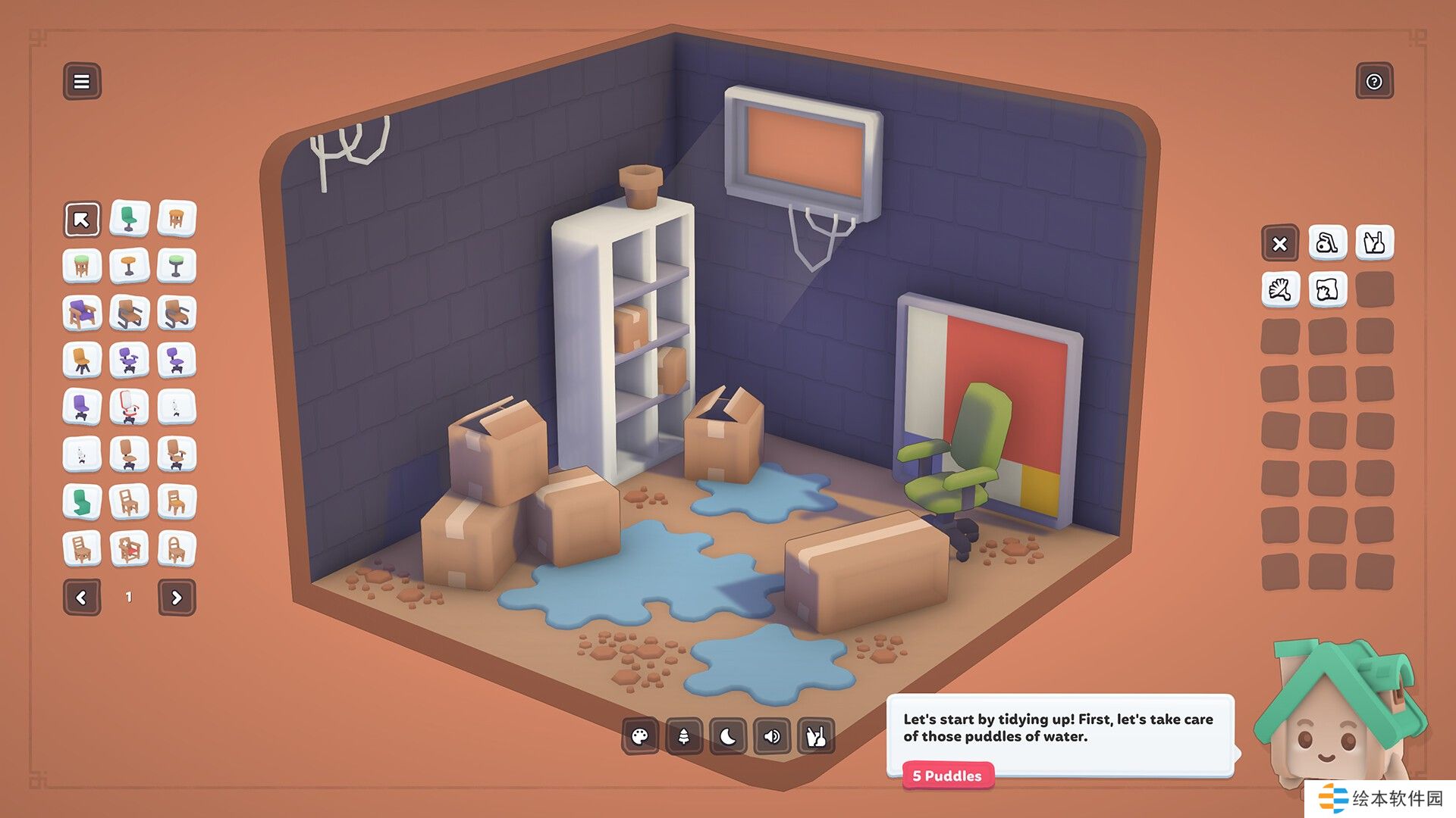 治愈系沙盒建造游戏《打造房间》现已登录Steam平台